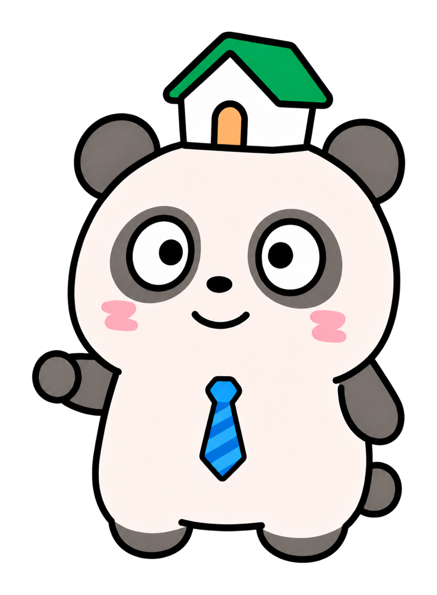 ファクトリー・ユウ公式キャラクター もちぱんだ
