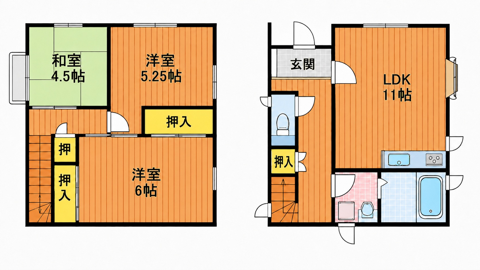 森安メゾネット 代表間取り