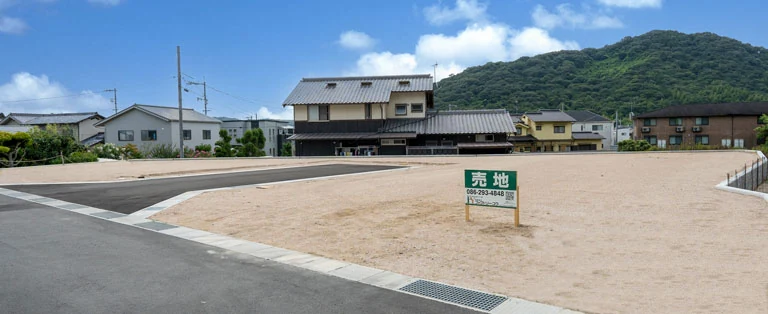 西辛川2期4区画分譲地の売買実績写真